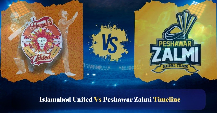 islamabad united vs peshawar zalmi timeline