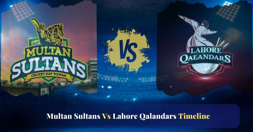 multan sultans vs lahore qalandars timeline