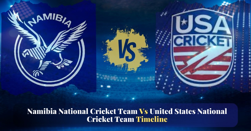 namibia national cricket team vs united states national cricket team timeline