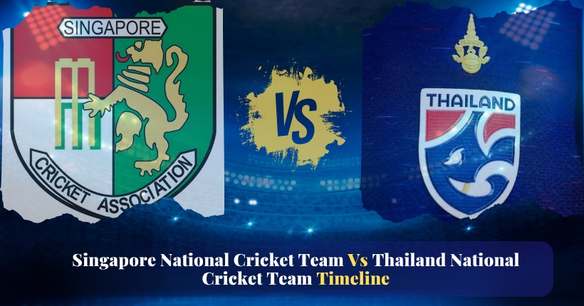 singapore national cricket team vs thailand national cricket team timeline